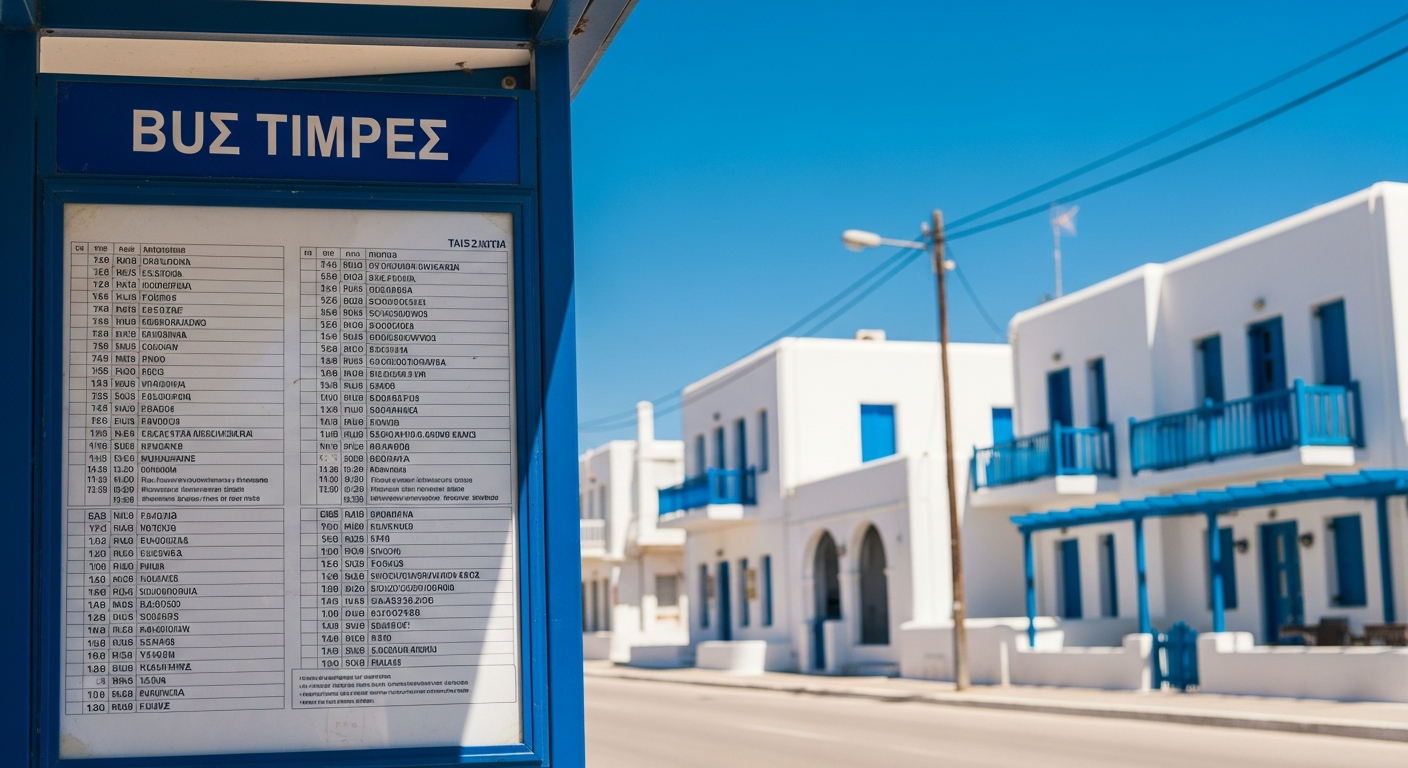 How to Read Greek Bus Timetables: A Complete Tutorial