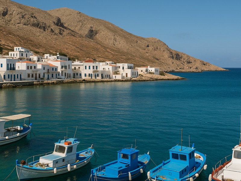 Bus routes and timetable on Kasos island, Greece